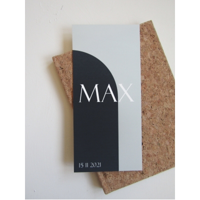 Geboortekaartje Max Geboortekaartje Max