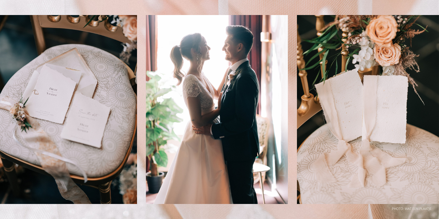 Romantische bruiloft, wat een plaatje, bloemenservice nederland